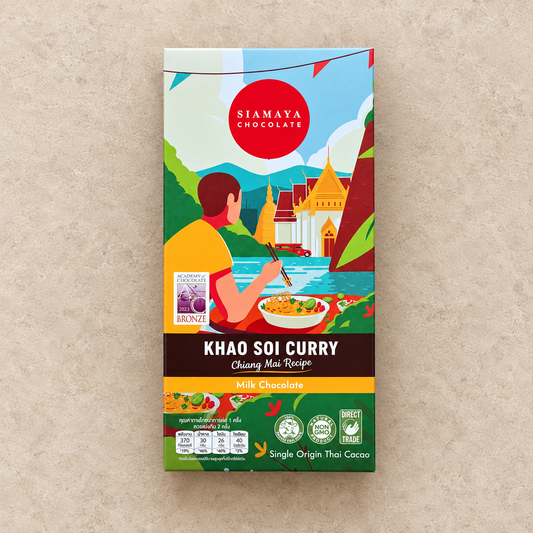 Siamaya Khao Soi Curry Milk Chocolate Bar
