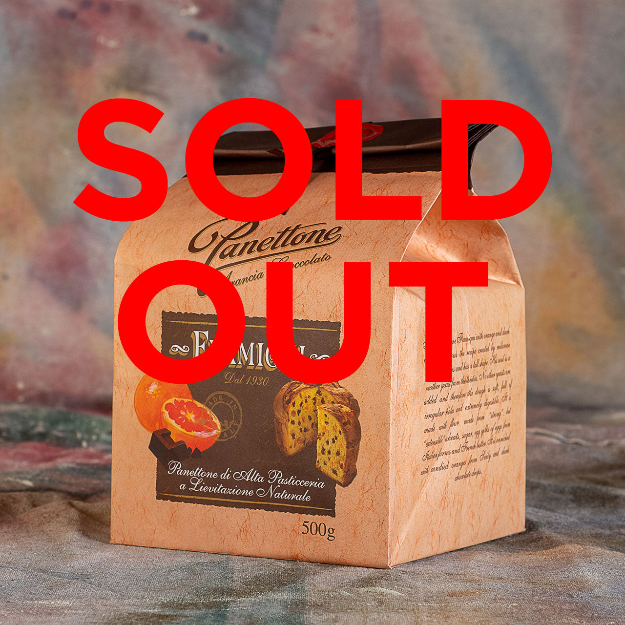 Flamigni Orange and Chocolate Panettone - half kilo